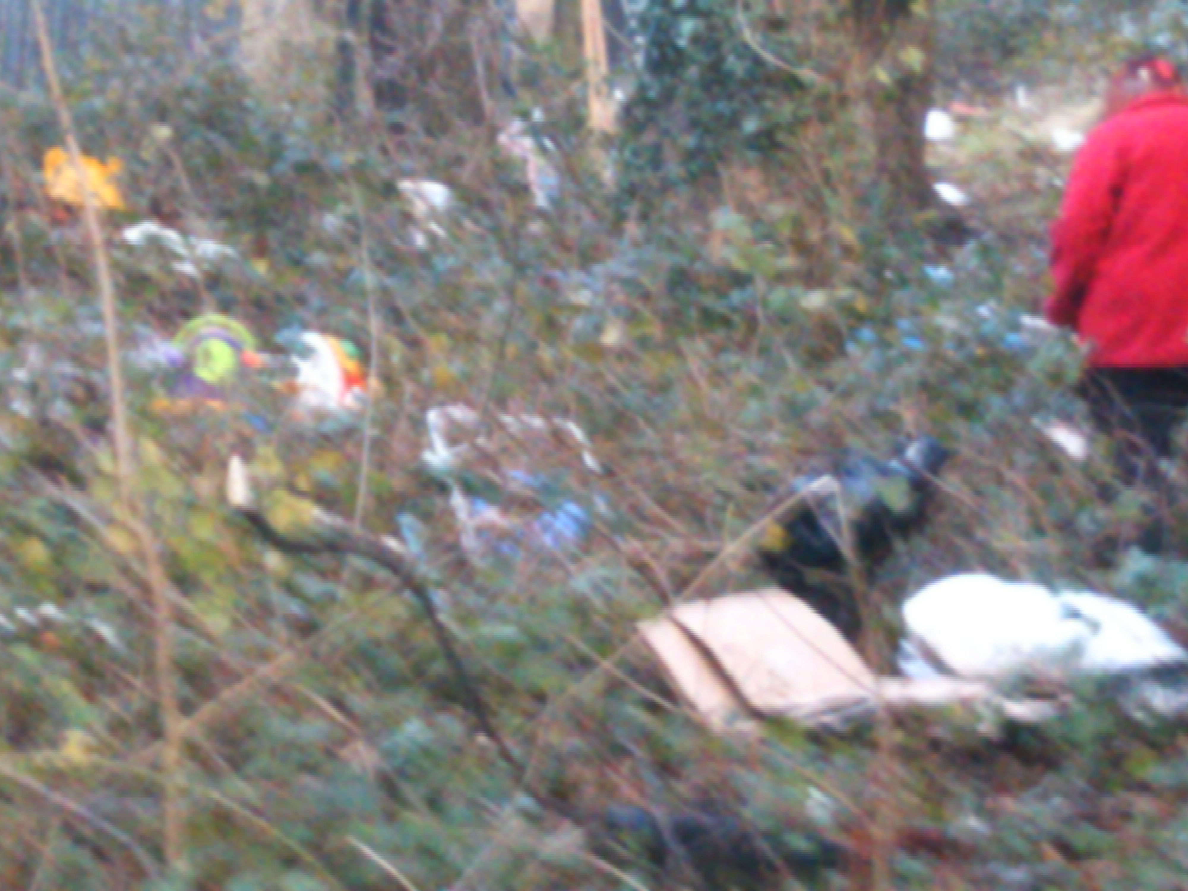 Flytipping Flaybrick Cemetery and surrounding area