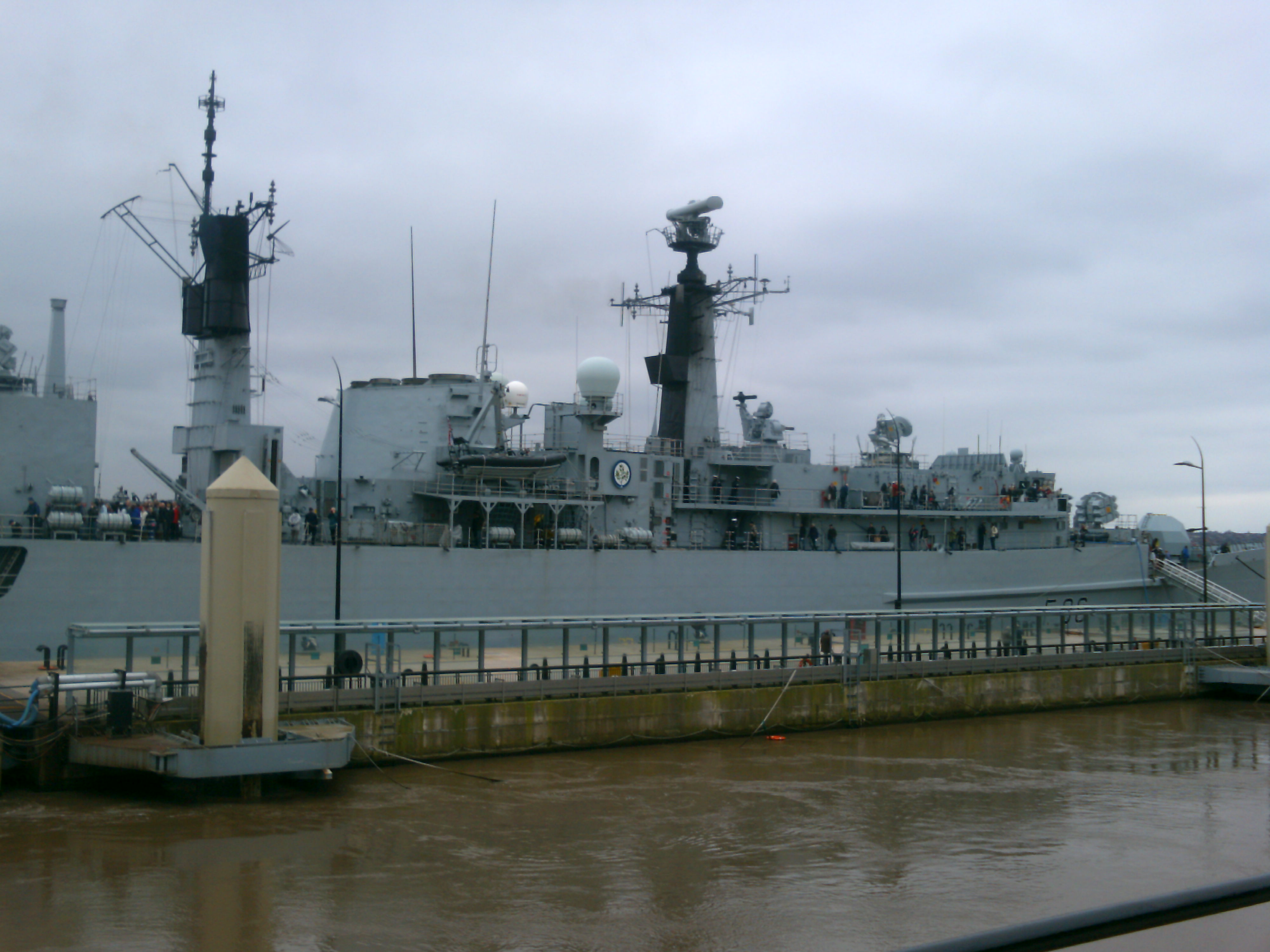 HMS Campbeltown, Pier Head Liverpool 5/3/2011