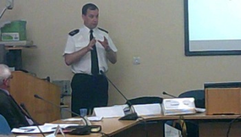Sergeant Barrigan (Licensing Sergeant, Merseyside Police) explains to Wirral Council's Licensing Act 2003 Committee why the police want a special cumulative impact policy due to high levels of alcohol related crime in downtown Birkenhead