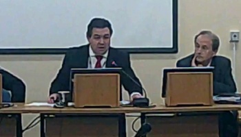 Pensions Committee 17th November 2014 Committee Room 1 Wallasey Town Hall L to R Peter Wallach Cllr Paul Doughty Colin Hughes