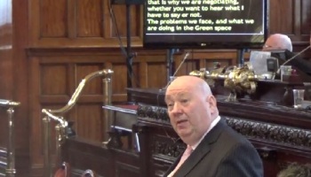 Mayor Joe Anderson responds on the issue of green spaces in Liverpool 8th April 2015