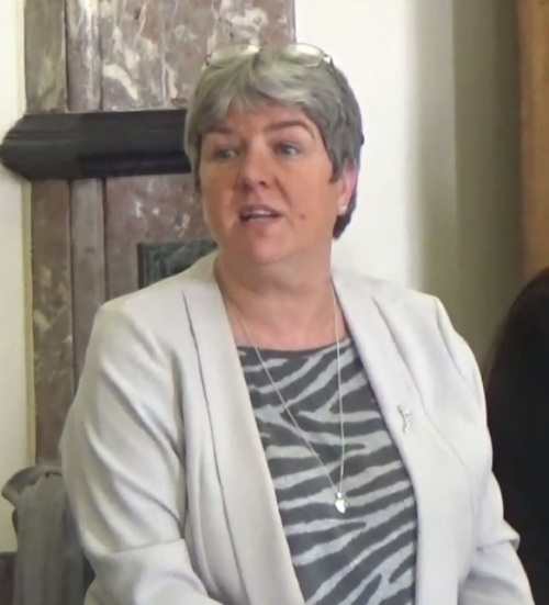 Jane Kennedy (Police and Crime Commissioner for Merseyside) answering questions from the public at a meeting of the Birkenhead Constituency Committee (Thursday 28th May 2015)