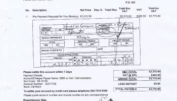 Merseytravel invoice House of Commons Â£2775 7th May 2014